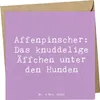 Mr. & Mrs. Panda Grußkarte Spruch Affenpinscher Äffchen - Produktbild-Vorschau 1