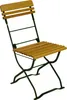 A single folding chair made of wood and metal. Produktbild-Vorschau