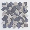Marmor Stein-Mosaikfliesen M-014, Grau Hellgrau, 30 x 30 x Produktbild-Vorschau 3