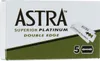 A box of Astra Superior Platinum Double Edge razor blades. Produktbild-Vorschau