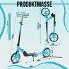 Habib 200mm Cityroller  | Klappbar & bis 100kg: Blau Produktbild-Vorschau 4