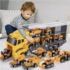 OKWISH Spielfahrzeuge, Kinder Transporter LKW Spielzeug mit Produktbild-Vorschau 2