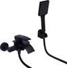 A black faucet and showerhead set against a white background. Náhled obrázku produktu