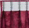 vidaXL Tende in velluto, 2 pezzi, bordeaux, 245 x 140 cm, Anteprima dell’immagine prodotto 5