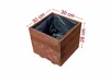 Jardinière carrée 30 x 30 x 28 cm – Pot de fleurs moderne, Voir les images du produit 2