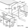 Einbauherd Bosch 3400W 71L Weiß - HBG536EW4 Produktbild-Vorschau 11