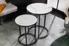 Tavolino da 60 cm in marmo, design moderno per il soggiorno Anteprima dell’immagine prodotto 6