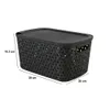 Korb "tressy" aus schwarzem kunststoff 6,7l - 5 five simply Produktbild-Vorschau 3