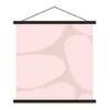 MuchoWow® Textilposter Rosa - Geometrische Formen - Produktbild-Vorschau 1