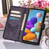 Galaxy A21 Hülle, Schmetterling Prägung Flip Leder Produktbild-Vorschau 4