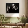 MuchoWow® MuchoWow® Gerahmtes Poster Elefant - Schwarz - Produktbild-Vorschau 2