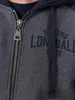 Pánská mikina s kapucí a zipem slim fit SLOUGH Navy XL Náhled obrázku produktu 5