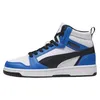 Puma Rebound V6 Mid Jr White-Black-Racing Blue Größe EU Produktbild-Vorschau 1