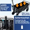 Avalo Bollerwagen XL - Faltbar - Bis zu 110KG - 91x51x103 Produktbild-Vorschau 4