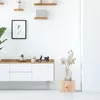 Relaxdays Blumenhocker, Holz, rund, naturbelassen, für Produktbild-Vorschau 6