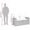 Sofa ogrodowa z poduszkami 2-osobowa sofa do salonu z Podgląd zdjęcia produktu 12