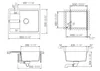 Lavello SCHOCK MANHATTAN D-100 in ONYX Anteprima dell’immagine prodotto 15