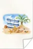 MuchoWow® Poster Tasche - Palme - Muscheln 80x120 cm - Produktbild-Vorschau 1