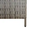 CLORIS Paravent 4-tlg. Grau Poly Rattan, 14,6 kg Produktbild-Vorschau 8