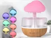 A mushroom-shaped humidifier with multiple color options displayed on the side. Náhled obrázku produktu