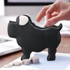 Relaxdays Spardose, Hund, Keramik mit Tafellack, mit Produktbild-Vorschau 2