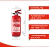 FireLoq 2x 2kg Pulver Feuerlöscher für Brandklasse ABC mit Produktbild-Vorschau 2
