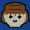 Spreadshirt PLAYMOBIL Figur Porträt Stick Relaxed Fit Uni Produktbild-Vorschau 2