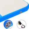 vidaXL Tappetino gonfiabile con pompa 200x200x10 cm PVC Blu Anteprima dell’immagine prodotto 5
