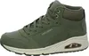 A single green high-top sneaker is shown from the side against a white background. Voir les images du produit