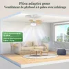 ZMH Ventilatore da soffitto con luce e telecomando Anteprima dell’immagine prodotto 14