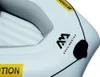Close-up view of an inflatable boat's side, showing branding and a valve. Anteprima dell’immagine prodotto