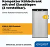 Exquisit Vollraumkühlschrank KS85-V-091E inoxlook | 75 l Produktbild-Vorschau 2