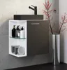 2-tlg Waschtisch Hausa schmal Schwarz Produktbild-Vorschau 2