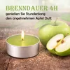 Duft-Teelichter 36er Pack – Duft Apfel, ca. 4 Stunden Produktbild-Vorschau 3