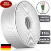 15m Kunststoffschlauchleitung H05VV-F 5G2,5 Weiß Flexible Produktbild-Vorschau 2