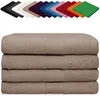 4er PACK Handtücher 50x100 cm 100% Baumwolle, Farbe: Beige Produktbild-Vorschau 3