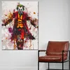 Joker in dramatischer Pop Art Leinwandbild Wandbild Produktbild-Vorschau 2