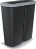 MONZANA® Kuchyňský odpadkový koš 50 l 2 přihrádky s víkem Náhled obrázku produktu 1
