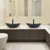 Puluomis Waschbecken Glas Aufsatzwaschbecken Waschschale Produktbild-Vorschau 8