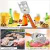 7-in-1 Grillspatel Edelstahl mit Holzgriff, BBQ Produktbild-Vorschau 4