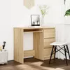 vidaXL Schreibtisch Sonoma-Eiche 90x45x76 cm Holzwerkstoff Produktbild-Vorschau 8