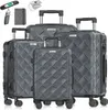 KESSER® Reisekoffer Set 4-teilig | Kofferset + Handgepäck | Produktbild-Vorschau 1