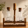 Twins set huile vinaigre sel poivre verre borosilicaté Voir les images du produit 2