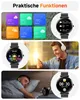 Smartwatch Damen Konvexe Licht Dünn Smartwatch für Damen Produktbild-Vorschau 8
