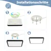ZMH Deckenlampe LED Deckenleuchte Flach 23CM Produktbild-Vorschau 2