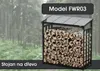Supporto in legno FWR03, 185 x 70 x 185 cm Anteprima dell’immagine prodotto 1
