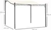 Outsunny Pergola Terrassenüberdachung Pavillon Vordach Produktbild-Vorschau 3