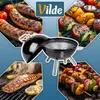 Vilde | Kotlový gril na drevené uhlie s vekom - 31x31x41 cm Náhľad obrázku produktu 7