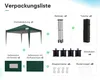Quictent Pavillon 3x3 mit 4 Seitenteilen, Faltpavillon mit Produktbild-Vorschau 8