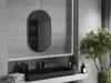Mexen Loft specchio da bagno ovale 85 x 50 cm, cornice nera Anteprima dell’immagine prodotto 2